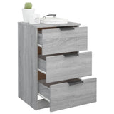 NNEVL Bedside Cabinets 2 pcs Grey Sonoma 40x36x65 cm