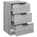 NNEVL Bedside Cabinets 2 pcs Grey Sonoma 40x36x65 cm