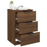 NNEVL Bedside Cabinets 2 pcs Brown Oak 40x36x65 cm