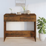 NNEVL Console Table Smoked Oak 90x36x75 cm Engineered Wood