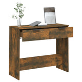 NNEVL Console Table Smoked Oak 90x36x75 cm Engineered Wood