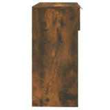 NNEVL Console Table Smoked Oak 90x36x75 cm Engineered Wood