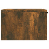 NNEVL Wall-mounted Bedside Cabinets 2 pcs Smoked Oak 34x30x20 cm