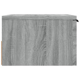 NNEVL Wall-mounted Bedside Cabinets 2 pcs Grey Sonoma 34x30x20 cm