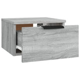 NNEVL Wall-mounted Bedside Cabinets 2 pcs Grey Sonoma 34x30x20 cm
