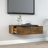 NNEVL Wall Cabinet Smoked Oak 68x30x20 cm Engineered Wood