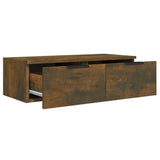 NNEVL Wall Cabinet Smoked Oak 68x30x20 cm Engineered Wood