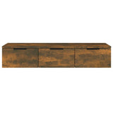 NNEVL Wall Cabinet Smoked Oak 102x30x20 cm Engineered Wood