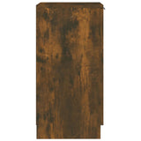 NNEVL Shoe Cabinet Smoked Oak 30x35x70 cm Engineered Wood