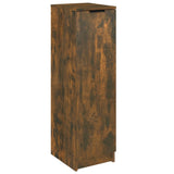 NNEVL Shoe Cabinet Smoked Oak 30x35x100 cm Engineered Wood