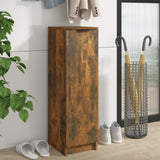 NNEVL Shoe Cabinet Smoked Oak 30x35x100 cm Engineered Wood