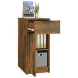 NNEVL Desk Cabinet Smoked Oak 33.5x50x75 cm Engineered Wood