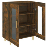 NNEVL Sideboard Smoked Oak 69.5x34x90 cm Engineered Wood