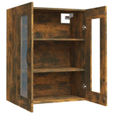 NNEVL Hanging Wall Cabinet Smoked Oak 69.5x34x90 cm