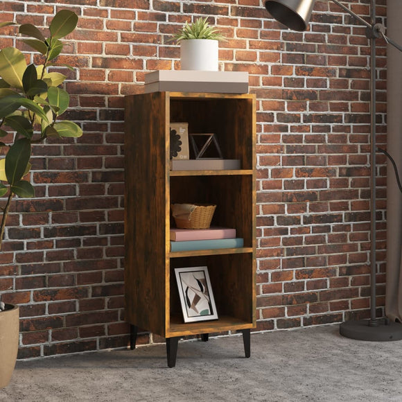 NNEVL Sideboard Smoked Oak 34.5x32.5x90 cm Engineered Wood