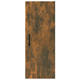 NNEVL Hanging Wall Cabinet Smoked Oak 34.5x34x90 cm Engineered Wood