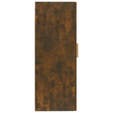 NNEVL Wall Cabinet Smoked Oak 35x34x90 cm Engineered Wood