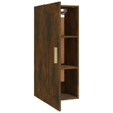 NNEVL Wall Cabinet Smoked Oak 35x34x90 cm Engineered Wood
