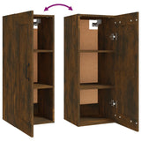 NNEVL Hanging Cabinet Smoked Oak 35x34x90 cm Engineered Wood