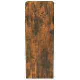 NNEVL Wall Cabinet Smoked Oak 34.5x32.5x90 cm Engineered Wood