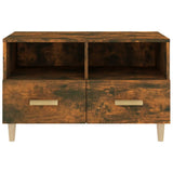 NNEVL TV Cabinet Smoked Oak 80x36x50 cm Engineered Wood