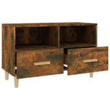 NNEVL TV Cabinet Smoked Oak 80x36x50 cm Engineered Wood