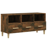 NNEVL TV Cabinet Smoked Oak 102x36x50 cm Engineered Wood