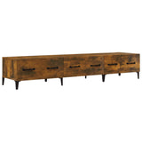 NNEVL TV Cabinet Smoked Oak 150x34.5x30 cm Engineered Wood