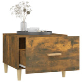 NNEVL Coffee Tables 2 pcs Smoked Oak 50x50x40 cm Engineered Wood