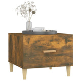 NNEVL Coffee Tables 2 pcs Smoked Oak 50x50x40 cm Engineered Wood