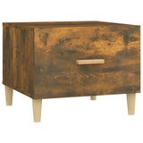 NNEVL Coffee Tables 2 pcs Smoked Oak 50x50x40 cm Engineered Wood