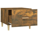 NNEVL Coffee Tables 2 pcs Smoked Oak 50x50x40 cm Engineered Wood