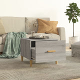 NNEVL Coffee Tables 2 pcs Grey Sonoma 50x50x40 cm Engineered Wood