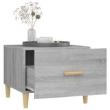 NNEVL Coffee Tables 2 pcs Grey Sonoma 50x50x40 cm Engineered Wood