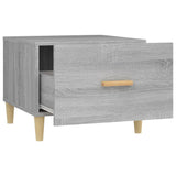 NNEVL Coffee Tables 2 pcs Grey Sonoma 50x50x40 cm Engineered Wood