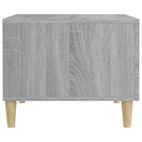 NNEVL Coffee Tables 2 pcs Grey Sonoma 50x50x40 cm Engineered Wood
