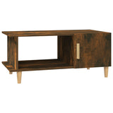 NNEVL Coffee Table Smoked Oak 90x50x40 cm Engineered Wood