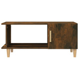 NNEVL Coffee Table Smoked Oak 90x50x40 cm Engineered Wood