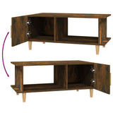 NNEVL Coffee Table Smoked Oak 90x50x40 cm Engineered Wood