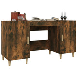 NNEVL Desk Smoked Oak 140x50x75 cm Engineered Wood