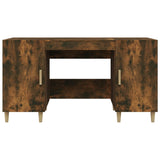 NNEVL Desk Smoked Oak 140x50x75 cm Engineered Wood