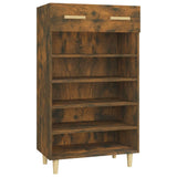 NNEVL Shoe Cabinet Smoked Oak 60x35x105 cm Engineered Wood