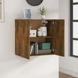 NNEVL Wall Cabinet Smoked Oak 60x31x60 cm Engineered Wood
