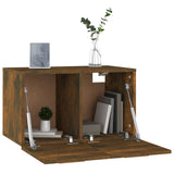 NNEVL Wall Cabinet Smoked Oak 60x36.5x35 cm Engineered Wood
