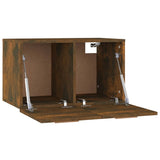 NNEVL Wall Cabinet Smoked Oak 60x36.5x35 cm Engineered Wood