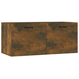 NNEVL Wall Cabinet Smoked Oak 80x35x36.5 cm Engineered Wood