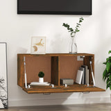 NNEVL Wall Cabinet Smoked Oak 80x35x36.5 cm Engineered Wood