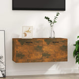 NNEVL Wall Cabinet Smoked Oak 80x35x36.5 cm Engineered Wood
