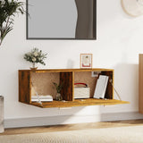 NNEVL Wall Cabinet Smoked Oak 100x36.5x35 cm Engineered Wood