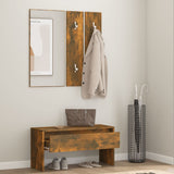 NNEVL Hallway Furniture Set Smoked Oak Engineered Wood